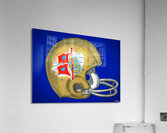 vintage tulsa golden hurricanes football helmet a Acrylic Print