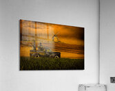 Mont St. Michel Windmill Acrylic Print