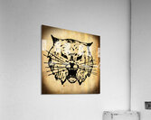 1940s wildcat mascot art Acrylic Print