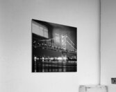 ben franklin bridge at night  square 459 Cranes 1 Acrylic Print