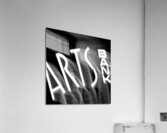 arts bank sign  square 450 Artsbank 13k Acrylic Print