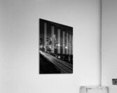 philly skyline over i76 at night  vertical 979 Ah Acrylic Print