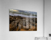 Palm Coast Rocks Sunset Acrylic Print