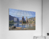 Hjemreisen fra Kirken Acrylic Print