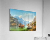 Sailing in a boat Acrylic Print