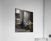 An old father blessing his family Acrylic Print