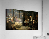 The familly round the death bed of their ancestor Acrylic Print