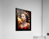 Im Still Waiting Captivating AI Concept Art Portrait by Xzendor7 Acrylic Print