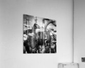 long horn of a texas longhorn  square 2129 Horn 1 Acrylic Print