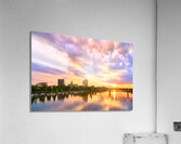 Augusta GA Skyline and the Savannah River at Suns 1708697490.4964 Acrylic Print