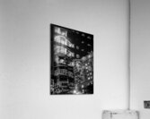 shell building and houston city hall at night  ve Acrylic Print