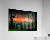 Blue Ridge Overlook at Sunset  Acrylic Print