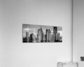 detroit skyline from windsor  panoramic 3036 Prin Acrylic Print