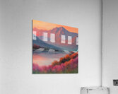 pink mountain Acrylic Print