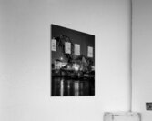 cass street train bridge  vertical 1102 Cass 13k. Acrylic Print