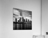 downtown tampa skyline at dusk  square 1115 Platt Acrylic Print
