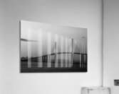 sunshine skyway bridge over tampa bay at dusk  ho Acrylic Print
