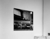 original starbucks at night  square 2678 Bux 13k. Acrylic Print