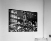 downtown seattle cityscape at night  horizontal 3 Acrylic Print
