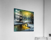 BITTER COLD CROSSING Acrylic Print