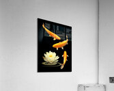 Golden Harmony Vertical Acrylic Print