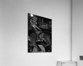 jack knife sculpture in scottsdale at night  vert Acrylic Print