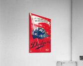 1957 brooklyn dodgers art Acrylic Print