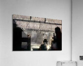 through the pressbox vintage football art Acrylic Print