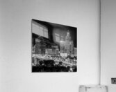 downtown st paul city skyline at night  square 17 Acrylic Print
