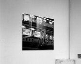 mickeys dining car at night  square 1731 Mickeys Acrylic Print