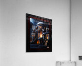 The Thelophian Museum Beautiful AI Concept Art by Xzendor7 Impression acrylique