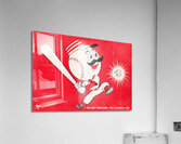 vintage cincinnati reds art remix Acrylic Print