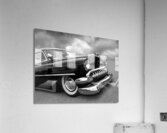 1954 Chevy Bel Air Front Side Black and White Acrylic Print