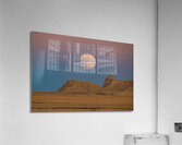 Badlands Moonrise Acrylic Print