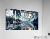 Snowy Slider Spheres Acrylic Print