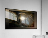 Deco City Night Scape   Acrylic Print