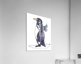 Purple Penguin Acrylic Print