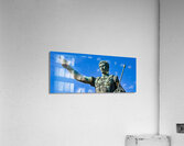 Julius Caesar ancient statue in Rome Italy. Concept for leader Acrylic Print