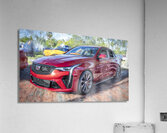 2022 Red Cadillac CT4-V Blackwing X 2 Acrylic Print