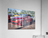 2022 Red Cadillac CT4-V Blackwing X 6 Acrylic Print