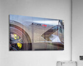 2023 Silver R Corvette Stingray C8 X 2 Acrylic Print