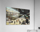 oakland long wharf interior 1910 art Acrylic Print