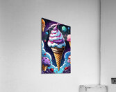 Space Cream Acrylic Print