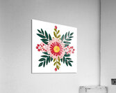 4 Floral clip art Acrylic Print