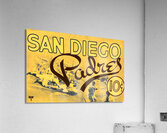 1950s san diego padres remix art Acrylic Print