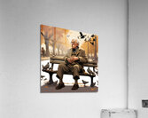  features an goofy looking anthropomo Acrylic Print