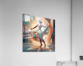  A Lo Fi female character in an ethereal dance  Acrylic Print