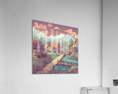 0 A vibrant and mesmerizing folk art painting fea Acrylic Print