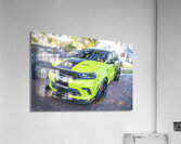 2021 Green Dodge Durango Hellcat SRT X 4 Acrylic Print