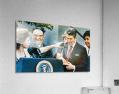 president reagan pat summitt tennessee Acrylic Print